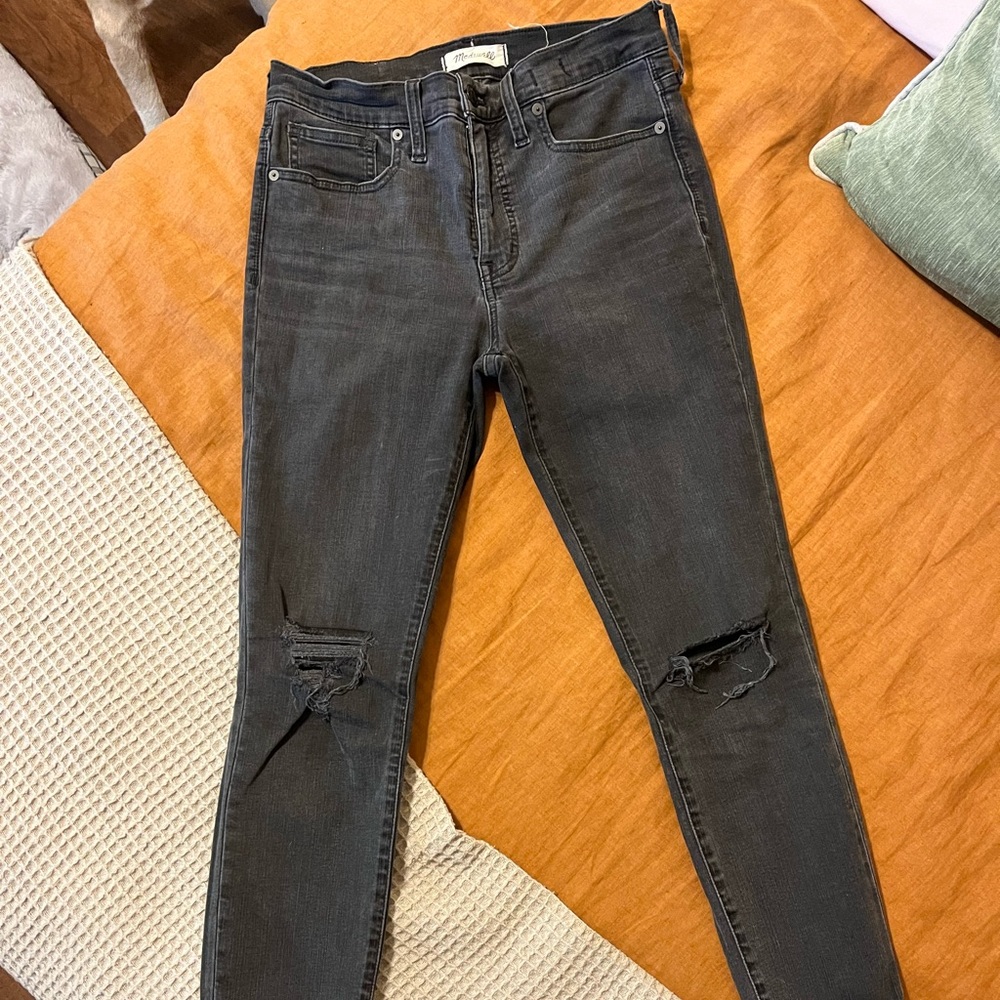 Madewell Ultra High Rose Skinny Jeans!